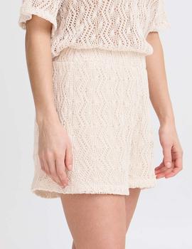 Short Ichi Crochet beige