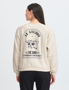 Sudadera B.Young Studio beige/negro