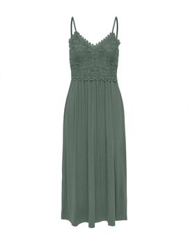 Vestido Only Honey verde