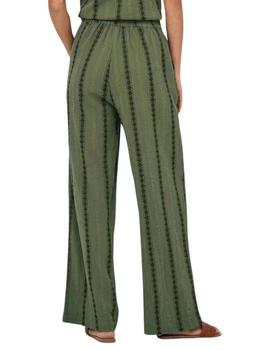 Pantalon Only Liana verde