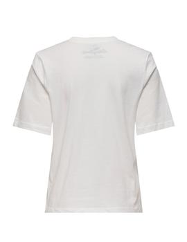 Camiseta Only Rolling Stones blanca