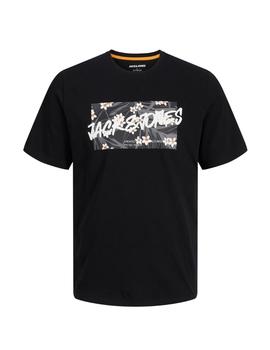 Camiseta Jack&Jones Hawaii negra