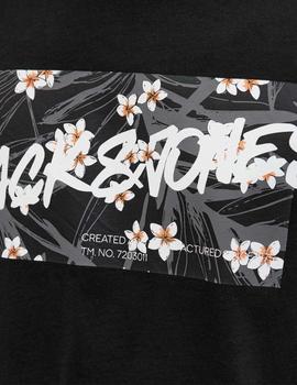 Camiseta Jack&Jones Hawaii negra