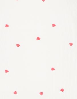 Top Ichi Corazones blanco