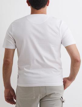 Camiseta Williot Bolsillo Etnico blanca