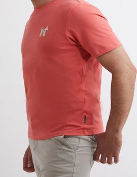 Camiseta Williot Logo Etnico coral