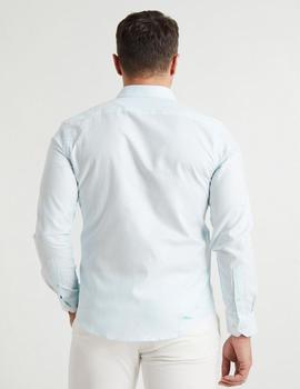 Camisa Williot Rayas turquesa
