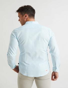 Camisa Williot Cuadros turquesa