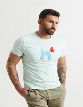 Camiseta Williot Doggy turquesa