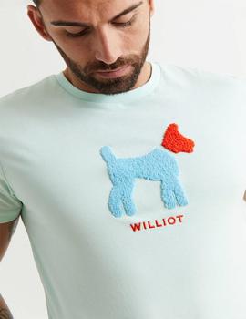 Camiseta Williot Doggy turquesa
