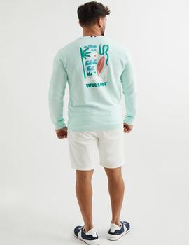 Sudadera Williot Elements turquesa