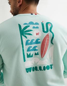 Sudadera Williot Elements turquesa