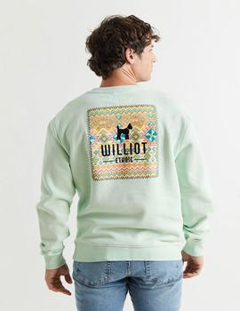 Sudadera Williot Etnico turquesa