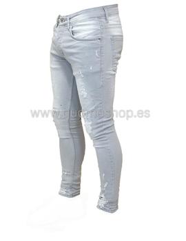 Pantalon Redskins rotos gris