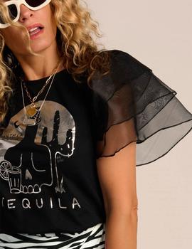 Camiseta Aire Retro Tequila negra