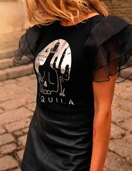 Camiseta Aire Retro Tequila negra