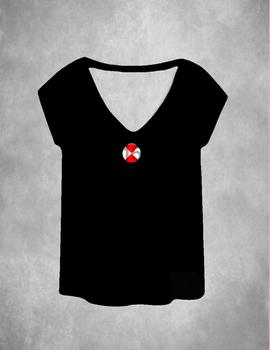 Camiseta La Sal Chica Cat negra