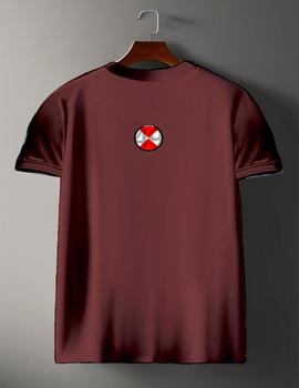 Camiseta La Sal Chico LS burdeos
