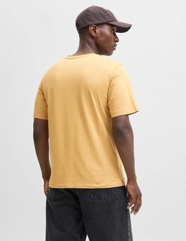 Camiseta Jack&Jones Logo mostaza