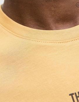 Camiseta Jack&Jones Logo mostaza