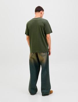 Camiseta Jack&Jones Logo kaki