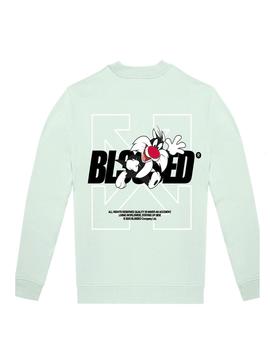 Sudadera Bl3ssed Silvestre aqua