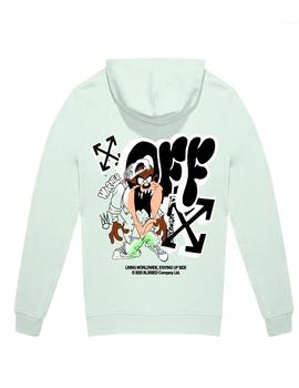 Sudadera Bl3ssed Taz aqua