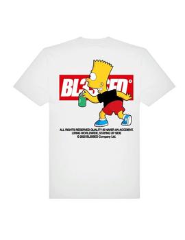 Camiseta Bl3ssed Grafiti blanca