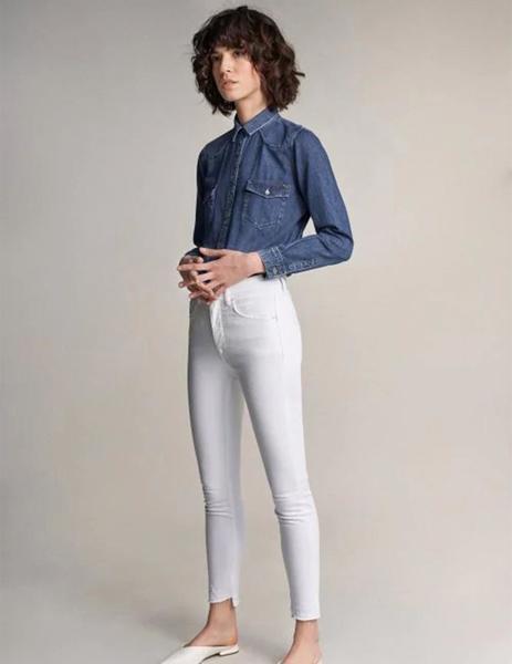 Pantalon Jeans Secret blanco