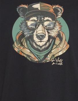 Camiseta Blend Oso negra