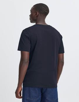 Camiseta Blend Letras marina