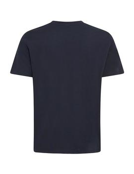Camiseta Blend Letras marina