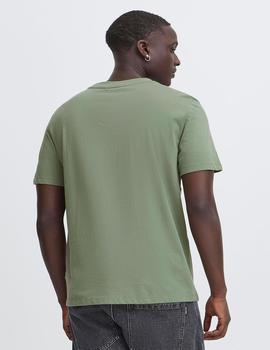 Camiseta Blend Letras verde