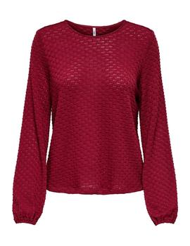 Jersey Only Fino Belle granate