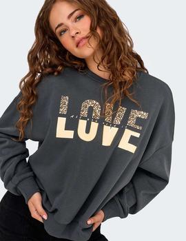 Sudadera Only Tammie gris
