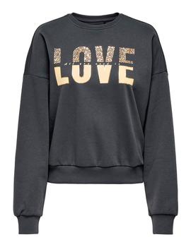 Sudadera Only Tammie gris