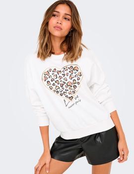Sudadera Only Tammie blanca