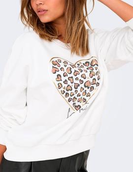 Sudadera Only Tammie blanca