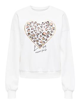 Sudadera Only Tammie blanca