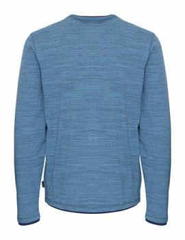 Camiseta Blend M/L Botones azul