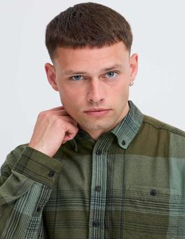 Camisa Blend Cuadros verde