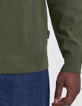 Jersey Blend Cremallera verde