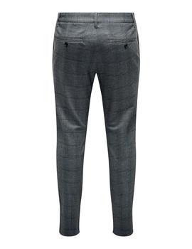 Pantalon Only&Sons Mark Cuadros azul