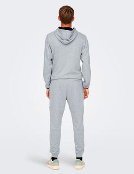 Pantalon Only&Sons Liam Algodon gris
