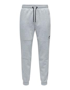 Pantalon Only&Sons Liam Algodon gris