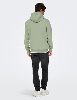 Sudadera Only&Sons Ceres verde