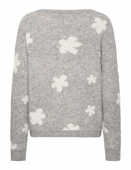 Jersey Ichi Flores gris