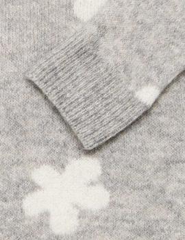 Jersey Ichi Flores gris