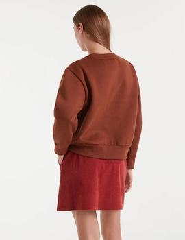 Sudadera Compañia Labios marron