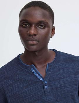 Camiseta Blend Botones marina